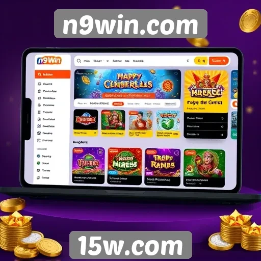 Exploração da interface do usuário do n9win.com